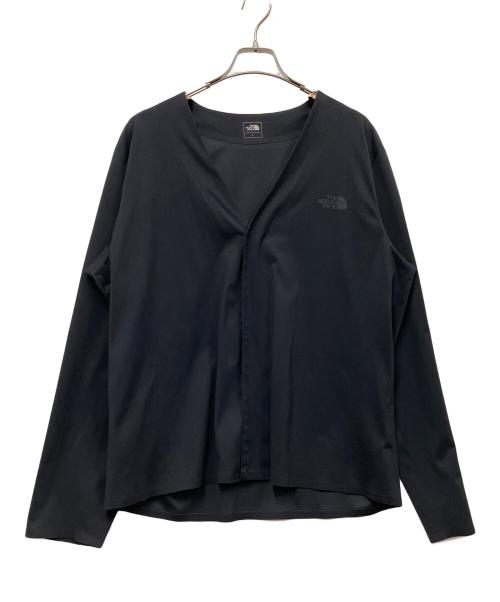 THE NORTH FACE（ザ ノース フェイス）THE NORTH FACE (ザ ノース フェイス) 薄手カーディガン ブラック サイズ:Lの古着・服飾アイテム