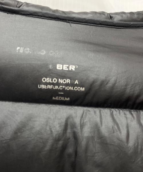 UBER（ウーバー）UBER (ウーバー) ダウンジャケット ブラック サイズ:Mの古着・服飾アイテム