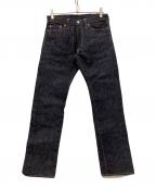 THE STRIKE GOLDストライクゴールド）の古着「左綾高密度17ozセルビッチデニム」｜インディゴ