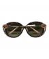 GUCCI (グッチ) インターロッキングGサングラス ブラウン サイズ:60☐14-130：12000円