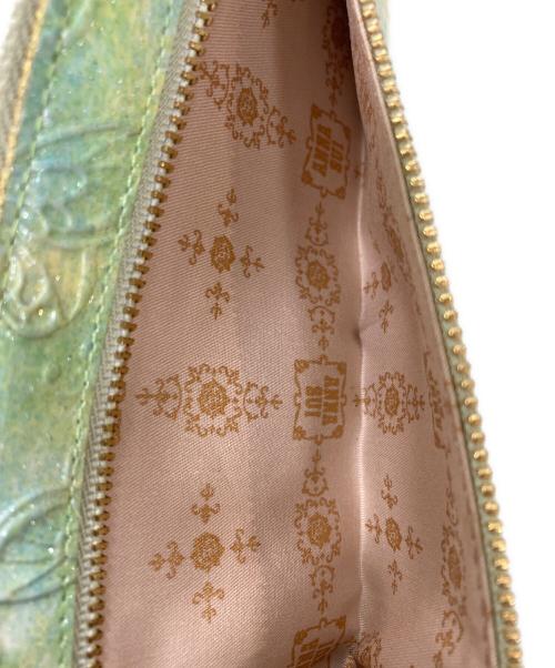 ANNA SUI（アナスイ）ANNA SUI (アナスイ) ラウンドファスナー長財布 黄緑の古着・服飾アイテム