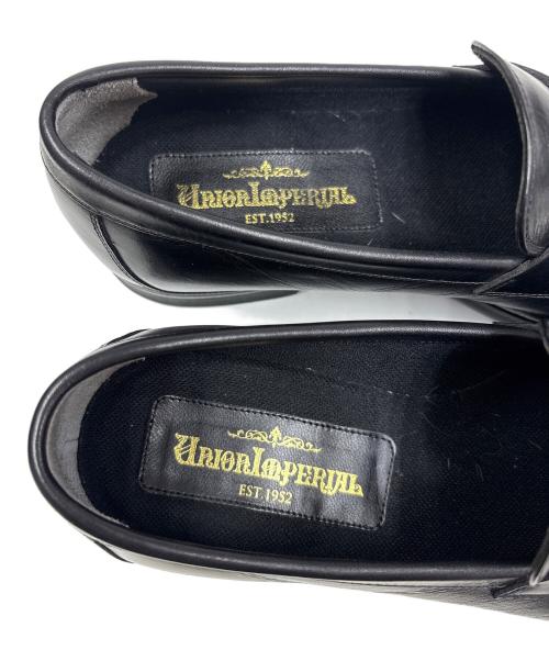 UNION IMPERIAL（ユニオンインペリアル）UNION IMPERIAL (ユニオンインペリアル) ローファー ブラック サイズ:6の古着・服飾アイテム