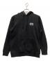 stussy（ステューシー）の古着「プルオーバーパーカー」｜ブラック