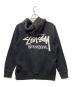 stussy (ステューシー) プルオーバーパーカー ブラック サイズ:S：7000円