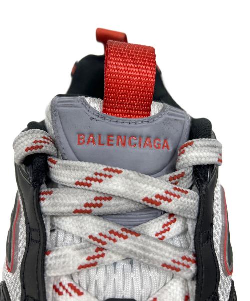 BALENCIAGA（バレンシアガ）BALENCIAGA (バレンシアガ) ローカットスニーカー グレー×レッド サイズ:29の古着・服飾アイテム