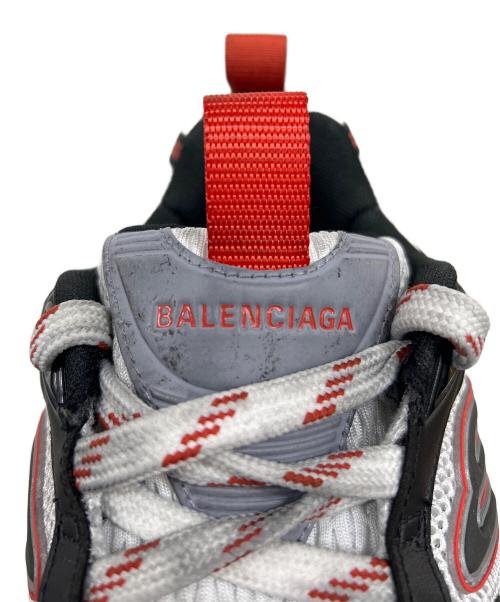 BALENCIAGA（バレンシアガ）BALENCIAGA (バレンシアガ) ローカットスニーカー グレー×レッド サイズ:29の古着・服飾アイテム