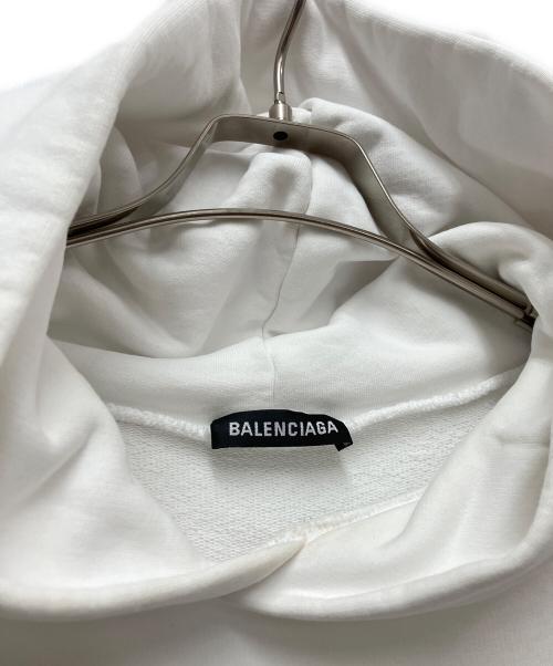BALENCIAGA（バレンシアガ）BALENCIAGA (バレンシアガ) プルオーバーパーカー ホワイト サイズ:XXSの古着・服飾アイテム