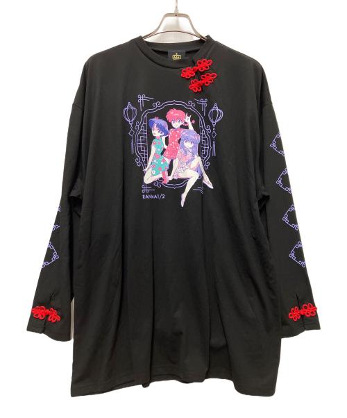 LISTEN FLAVOR（リッスンフレーバ）LISTEN FLAVOR (リッスンフレーバ) 長袖カットソー ブラック サイズ:FREEの古着・服飾アイテム