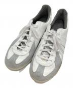 GERMAN TRAINERジャーマントレーナー）の古着「ローカットスニーカー」｜ホワイト×グレー