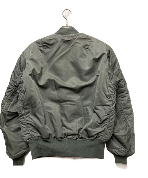 A BATHING APE（ア ベイシング エイプ）A BATHING APE (ア ベイシング エイプ) MA-1ジャケット グレー サイズ:Mの古着・服飾アイテム