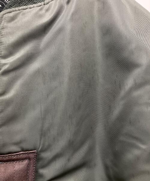 A BATHING APE（ア ベイシング エイプ）A BATHING APE (ア ベイシング エイプ) MA-1ジャケット グレー サイズ:Mの古着・服飾アイテム