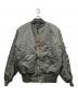 A BATHING APE（ア ベイシング エイプ）の古着「MA-1ジャケット」｜グレー