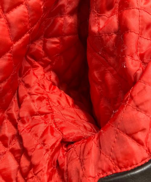 HORN WORKS（ホーンワークス）HORN WORKS (ホーンワークス) ダブルライダースジャケット ブラック×レッド サイズ:Sの古着・服飾アイテム