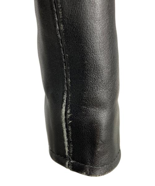 HORN WORKS（ホーンワークス）HORN WORKS (ホーンワークス) ダブルライダースジャケット ブラック×レッド サイズ:Sの古着・服飾アイテム