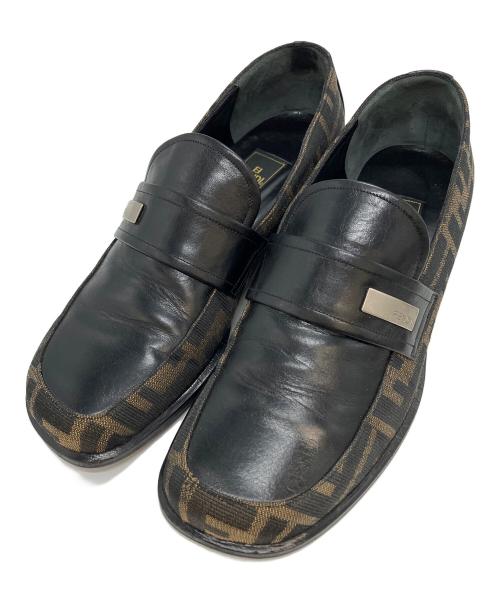FENDI（フェンディ）FENDI (フェンディ) ローファー ブラウン サイズ:37 1/2の古着・服飾アイテム
