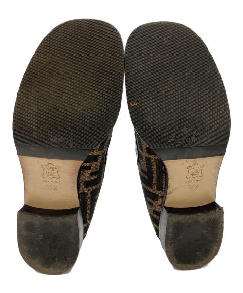 FENDI（フェンディ）FENDI (フェンディ) ローファー ブラウン サイズ:37 1/2の古着・服飾アイテム
