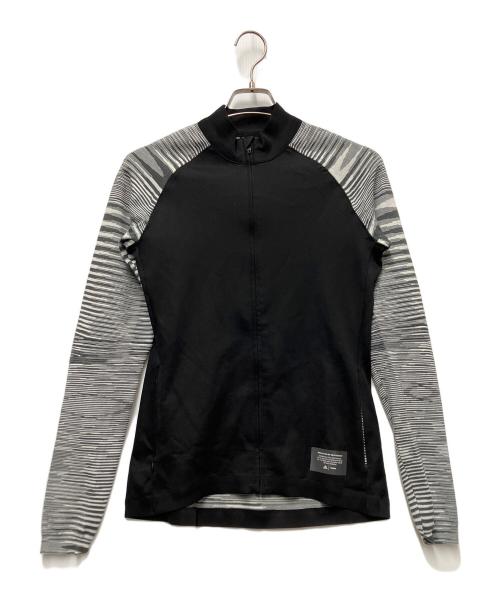 adidas（アディダス）adidas (アディダス) MISSONI (ミッソーニ) ランニングジャケット ブラック×グレー サイズ:Sの古着・服飾アイテム