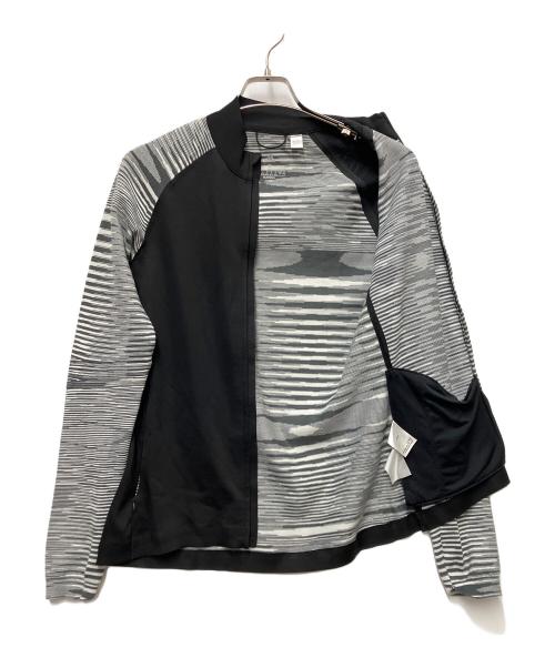 adidas（アディダス）adidas (アディダス) MISSONI (ミッソーニ) ランニングジャケット ブラック×グレー サイズ:Sの古着・服飾アイテム