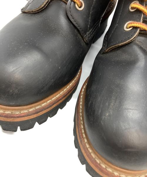 RED WING（レッドウィング）RED WING (レッドウィング) ロガーブーツ ブラック サイズ:7 1/2の古着・服飾アイテム