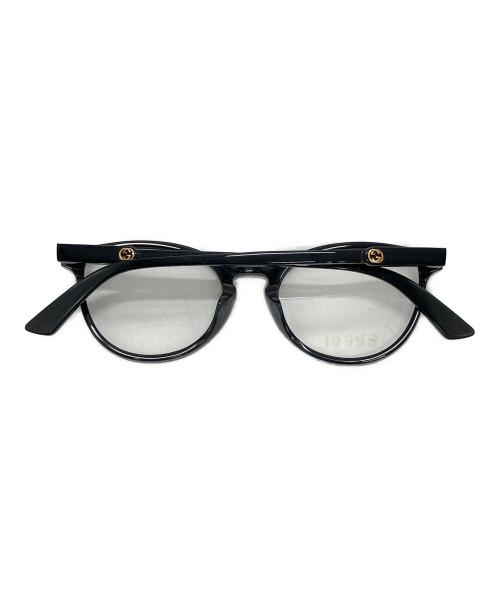 GUCCI（グッチ）GUCCI (グッチ) インターロッキングGグラス ブラック サイズ:52□20の古着・服飾アイテム