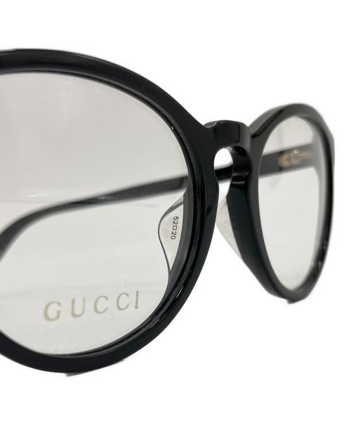 GUCCI（グッチ）GUCCI (グッチ) インターロッキングGグラス ブラック サイズ:52□20の古着・服飾アイテム