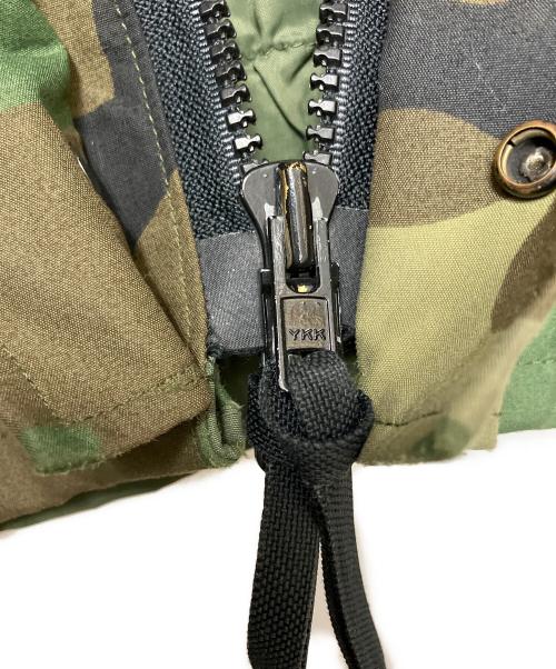 ECWCS（エクワックス）ECWCS (エクワックス) 00'sウッドランドカモパーカー グリーン サイズ:スモール〜ラージの古着・服飾アイテム