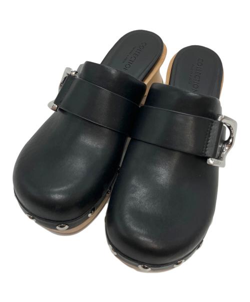 CHARLES & KEITH（チャールズアンドキース）CHARLES & KEITH (チャールズアンドキース) ガビーヌ スタッズクロッグ ブラック サイズ:24.5の古着・服飾アイテム