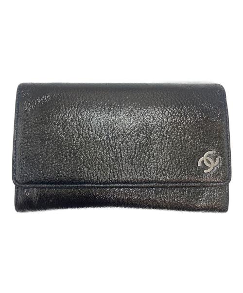 CHANEL（シャネル）CHANEL (シャネル) 長財布 ブラックの古着・服飾アイテム