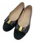 Salvatore Ferragamo（サルヴァトーレ フェラガモ）の古着「バレエシューズ」｜ブラック