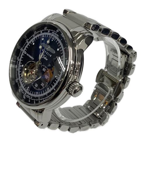 ZEPPELIN（ツェッペリン）ZEPPELIN (ツェッペリン) オープンハート腕時計 ネイビーの古着・服飾アイテム