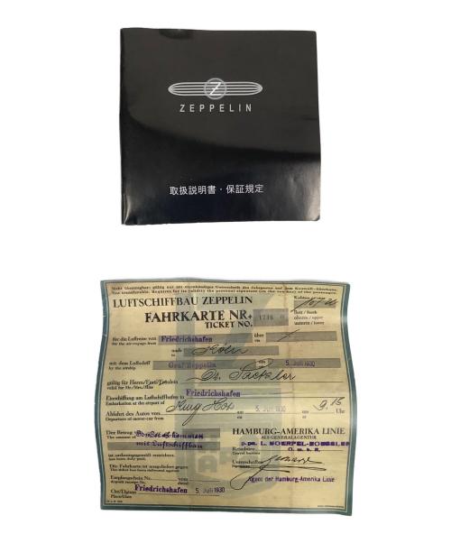 ZEPPELIN（ツェッペリン）ZEPPELIN (ツェッペリン) オープンハート腕時計 ネイビーの古着・服飾アイテム