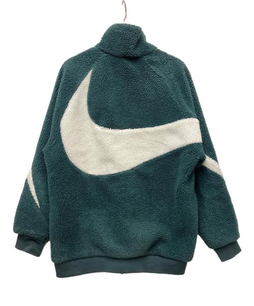 NIKE（ナイキ）NIKE (ナイキ) シェルパジャケット グリーン×ホワイト サイズ:Lの古着・服飾アイテム