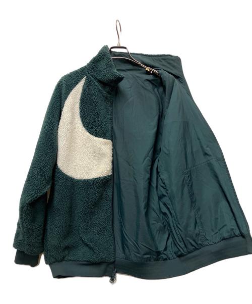 NIKE（ナイキ）NIKE (ナイキ) シェルパジャケット グリーン×ホワイト サイズ:Lの古着・服飾アイテム
