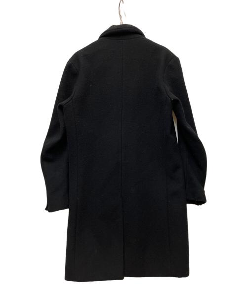 STUDIOUS（ステュディオス）STUDIOUS (ステュディオス) ソフトメルトン1Bチェスターコート ブラック サイズ:1の古着・服飾アイテム