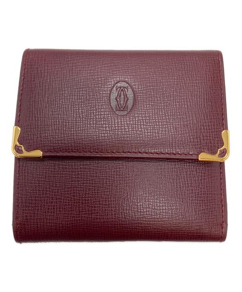 Cartier（カルティエ）Cartier (カルティエ) マストライン マスト ドゥ カルティエ　コンパクト　ウォレットの古着・服飾アイテム