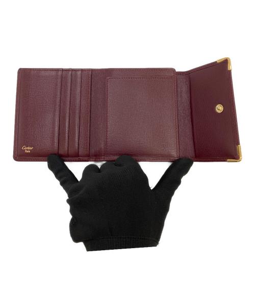 Cartier（カルティエ）Cartier (カルティエ) マストライン マスト ドゥ カルティエ　コンパクト　ウォレットの古着・服飾アイテム