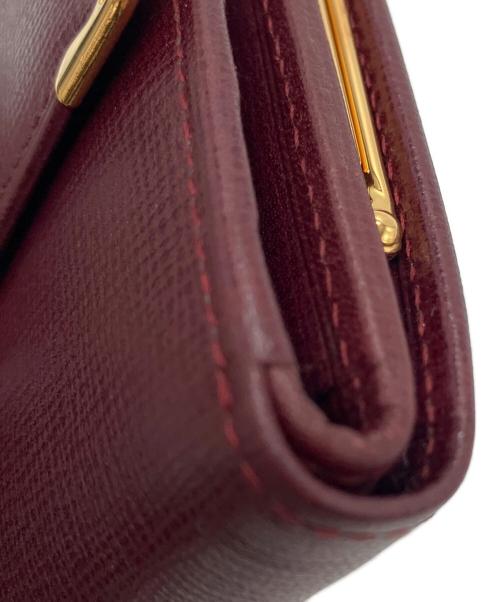 Cartier（カルティエ）Cartier (カルティエ) マストライン マスト ドゥ カルティエ　コンパクト　ウォレットの古着・服飾アイテム