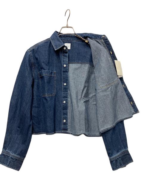 Spick and Span（スピック＆スパン）Spick and Span (スピック＆スパン) REショートデニムシャツ インディゴ サイズ:FREEの古着・服飾アイテム