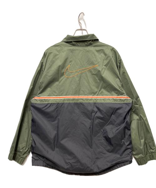 NIKE（ナイキ）NIKE (ナイキ) ナイロンジャケット カーキ×ブラック サイズ:XLの古着・服飾アイテム