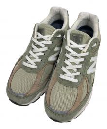 NEW BALANCE（ニューバランス）の古着「990V4　Dワイズローカットスニーカー MADE IN USA」｜グリーン