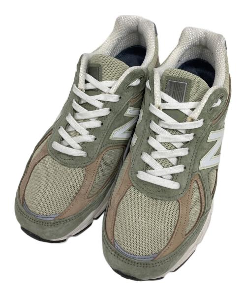 NEW BALANCE（ニューバランス）NEW BALANCE (ニューバランス) 990V4　Dワイズローカットスニーカー MADE IN USA グリーン サイズ:CM27の古着・服飾アイテム