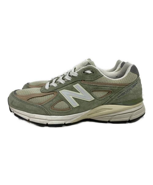 NEW BALANCE（ニューバランス）NEW BALANCE (ニューバランス) 990V4　Dワイズローカットスニーカー MADE IN USA グリーン サイズ:CM27の古着・服飾アイテム