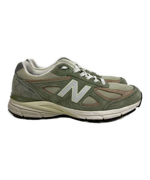 NEW BALANCE（ニューバランス）NEW BALANCE (ニューバランス) 990V4　Dワイズローカットスニーカー MADE IN USA グリーン サイズ:CM27の古着・服飾アイテム
