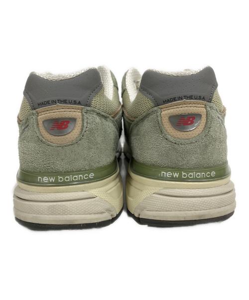 NEW BALANCE（ニューバランス）NEW BALANCE (ニューバランス) 990V4　Dワイズローカットスニーカー MADE IN USA グリーン サイズ:CM27の古着・服飾アイテム