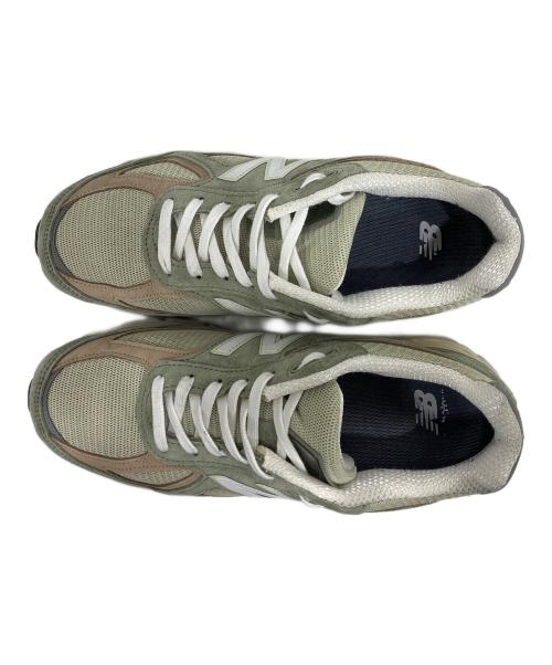 NEW BALANCE（ニューバランス）NEW BALANCE (ニューバランス) 990V4　Dワイズローカットスニーカー MADE IN USA グリーン サイズ:CM27の古着・服飾アイテム