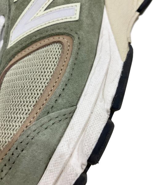 NEW BALANCE（ニューバランス）NEW BALANCE (ニューバランス) 990V4　Dワイズローカットスニーカー MADE IN USA グリーン サイズ:CM27の古着・服飾アイテム