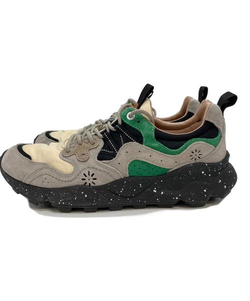 Flower MOUNTAIN（フラワーマウンテン）Flower MOUNTAIN (フラワーマウンテン) YAMANO3 グレー×グリーン サイズ:26の古着・服飾アイテム