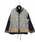 adidas（アディダス）の古着「Layered Gimmick Vintage Loose Track Jacket」｜ブラック