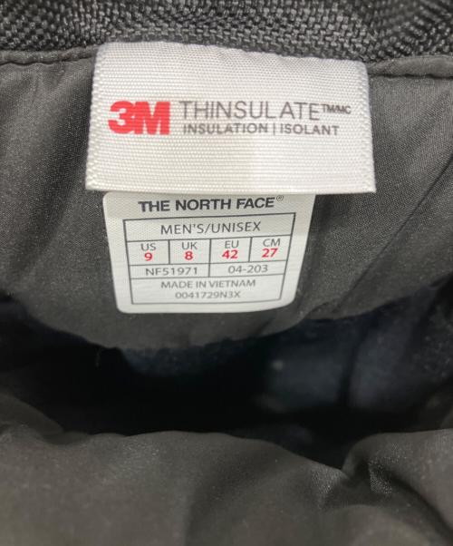 THE NORTH FACE（ザ ノース フェイス）THE NORTH FACE (ザ ノース フェイス) Nuptse Bootie ブラック サイズ:US9の古着・服飾アイテム