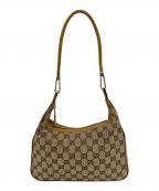 GUCCIグッチ）の古着「GGキャンバスワンショルダーバッグ」｜ベージュ